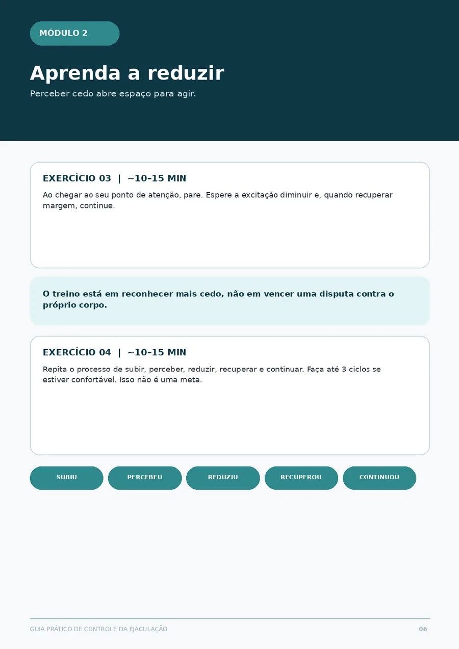 Módulo 2, Aprenda a reduzir, com os exercícios 3 e 4.